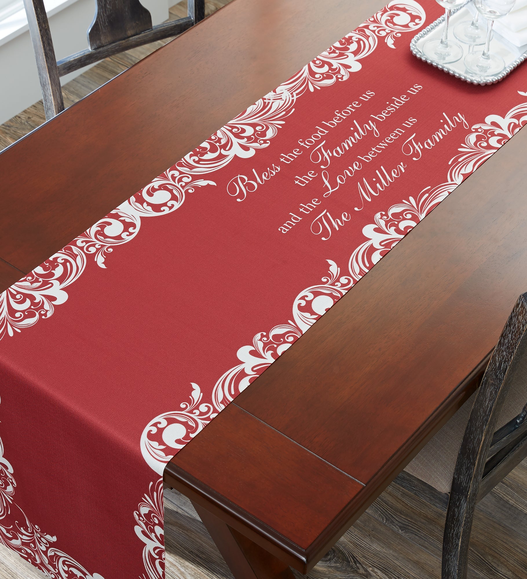 Christmas Blessings Personalized Table Runner
